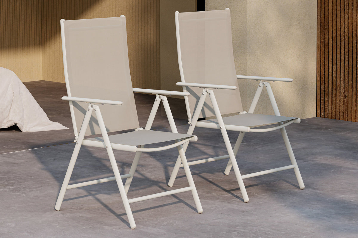 Break Gartenstuhl in Beige präsentiert im Onlineshop von KAQTU Design AG. Gartenstuhl ist von Venture Home