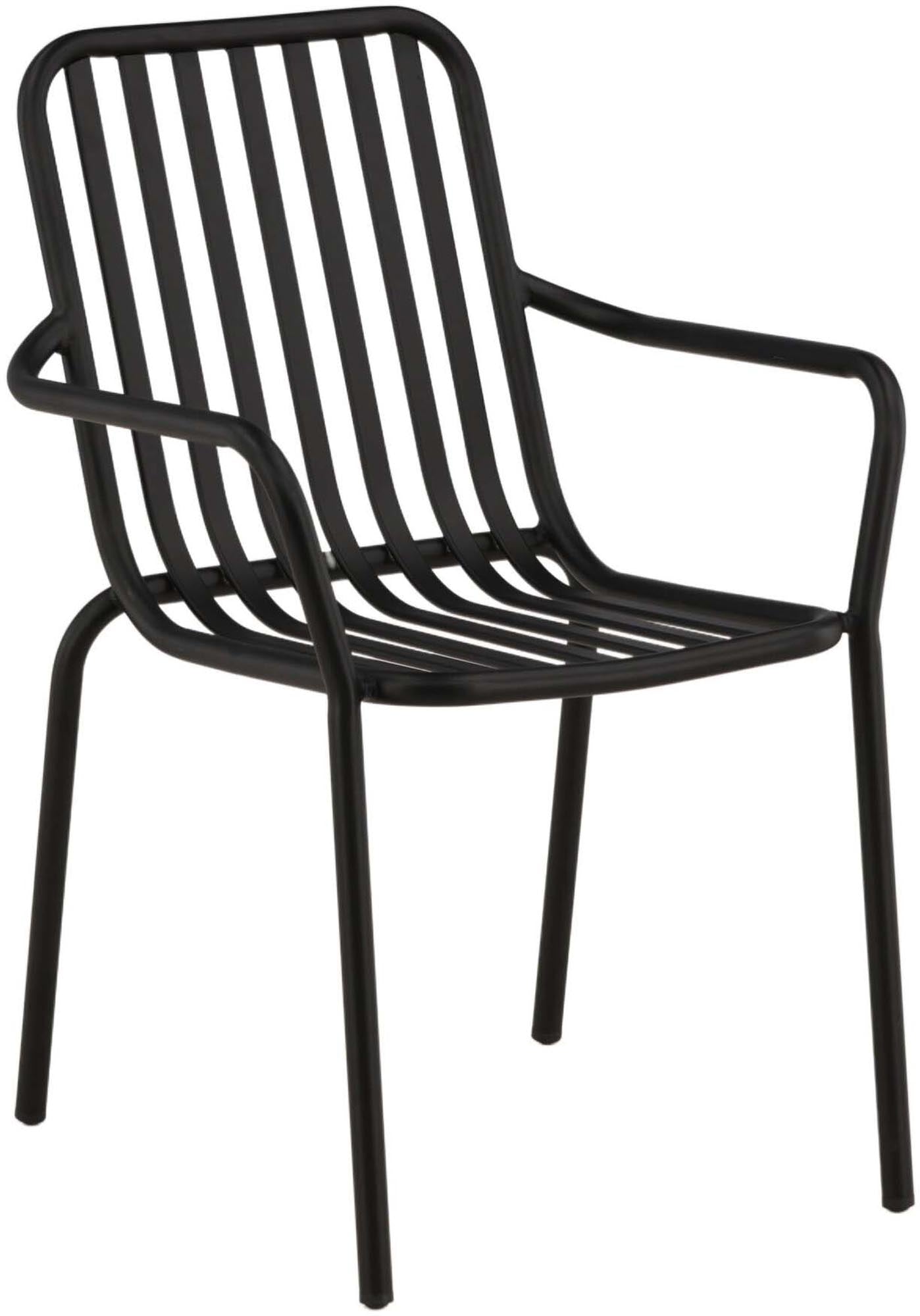 Der Peking Gartenstuhl von Venture Home bietet stilvolles Design und Komfort, perfekt für moderne Aussenbereiche.