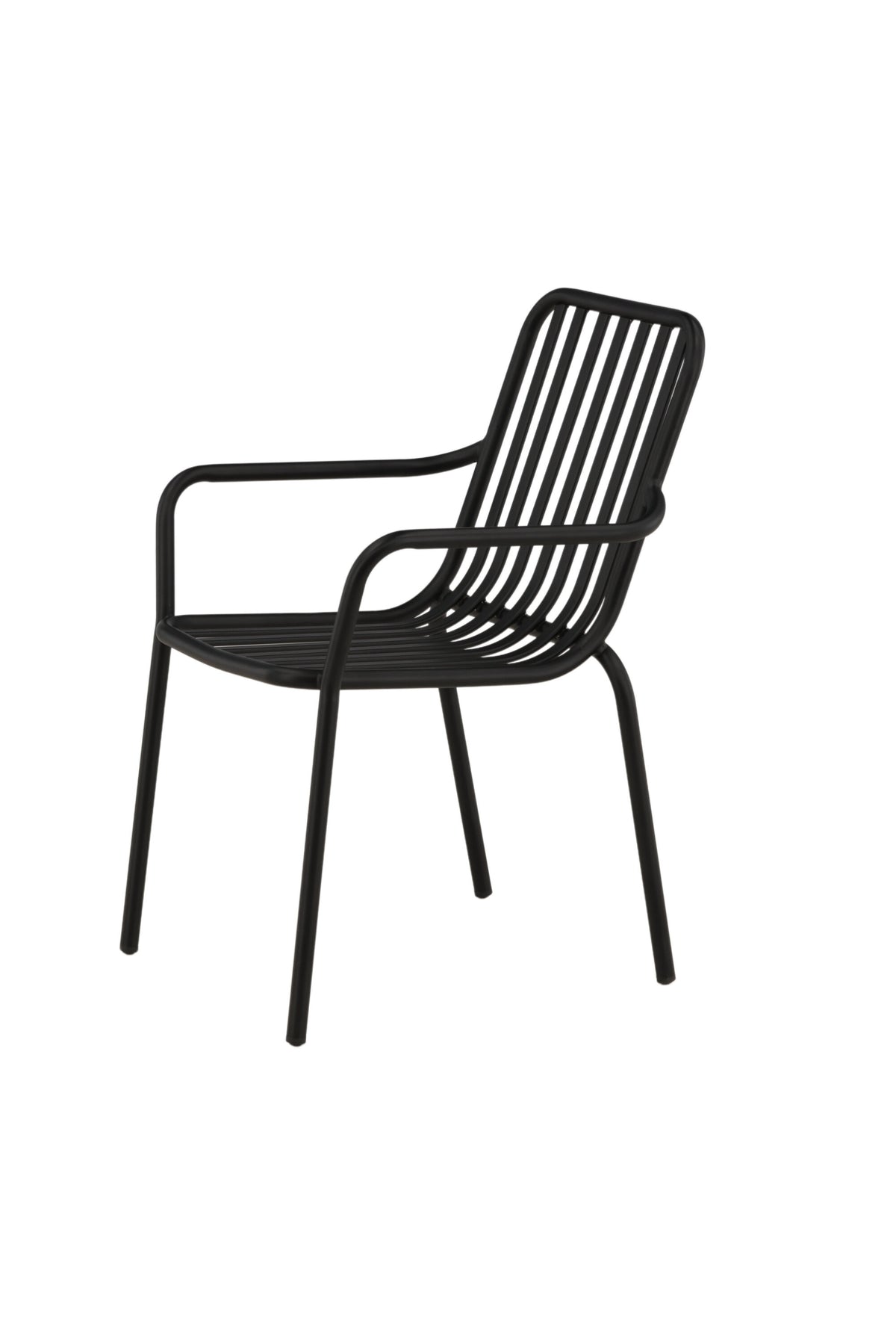 Peking Gartenstuhl in Schwarz präsentiert im Onlineshop von KAQTU Design AG. Gartenstuhl mit Armlehnen ist von Venture Home
