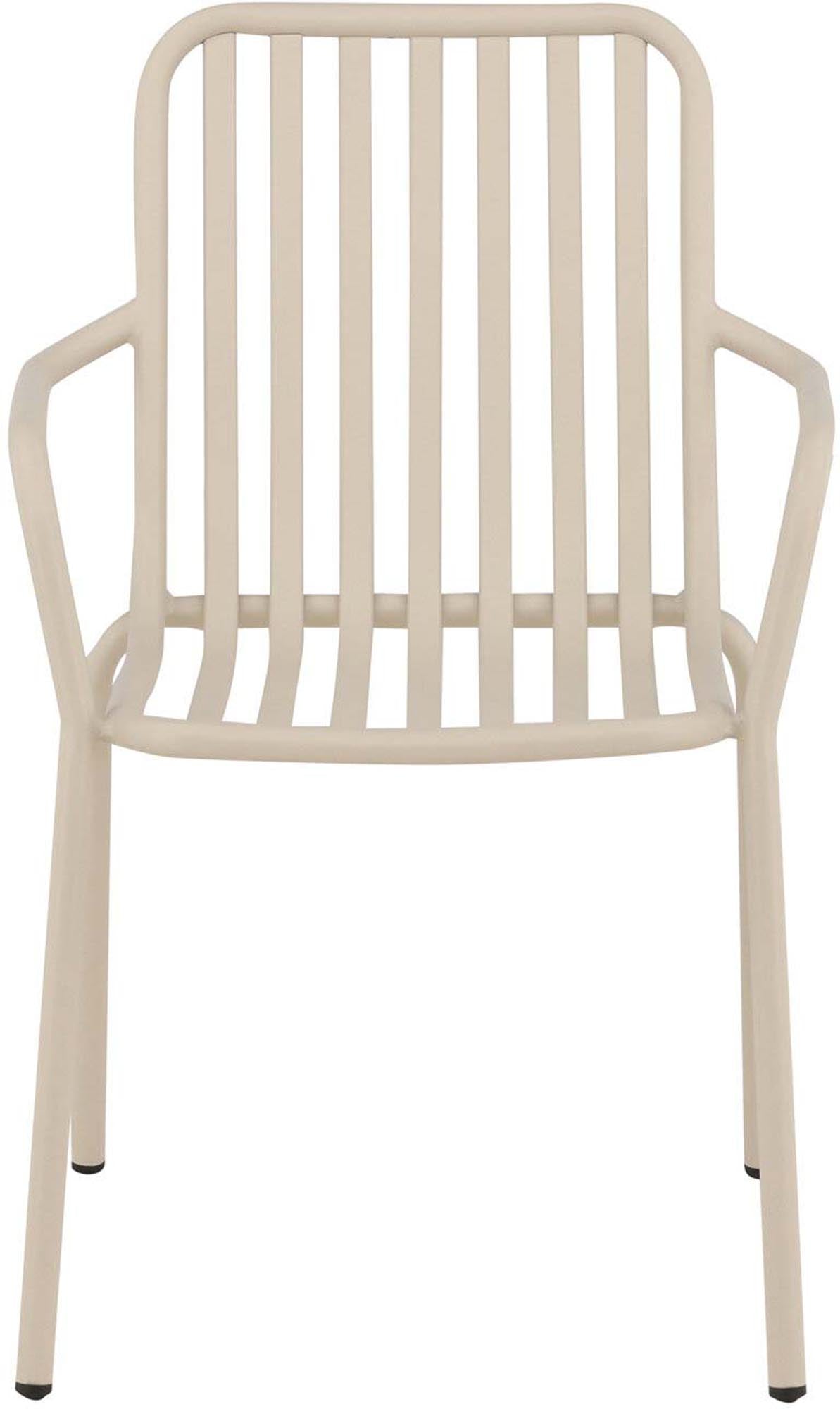 Der Peking Gartenstuhl von Venture Home bietet stilvolles Design und Komfort, perfekt für moderne Aussenbereiche.