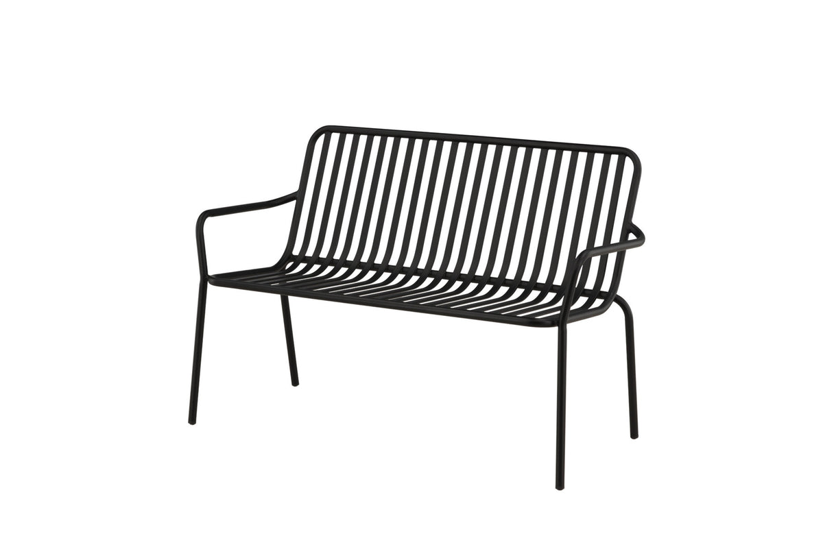 Peking Bank Sofa in Schwarz präsentiert im Onlineshop von KAQTU Design AG. Sitzbank ist von Venture Home