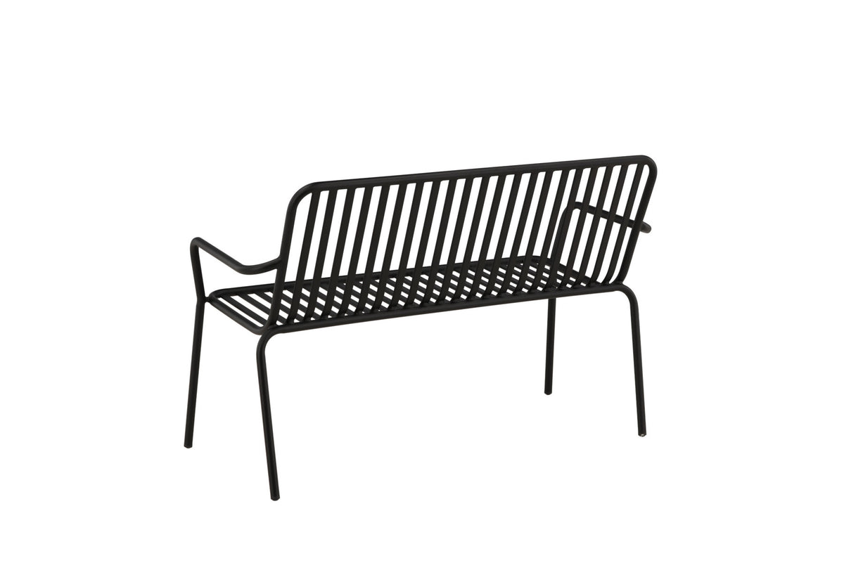 Peking Bank Sofa in Schwarz präsentiert im Onlineshop von KAQTU Design AG. Sitzbank ist von Venture Home