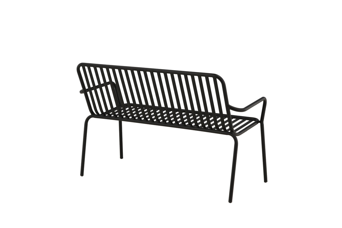 Peking Bank Sofa in Schwarz präsentiert im Onlineshop von KAQTU Design AG. Sitzbank ist von Venture Home