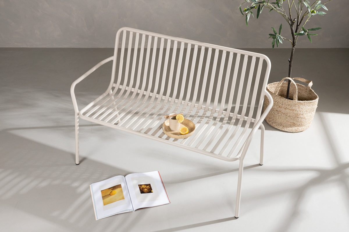 Peking Bank Sofa in Beige präsentiert im Onlineshop von KAQTU Design AG. Sitzbank ist von Venture Home
