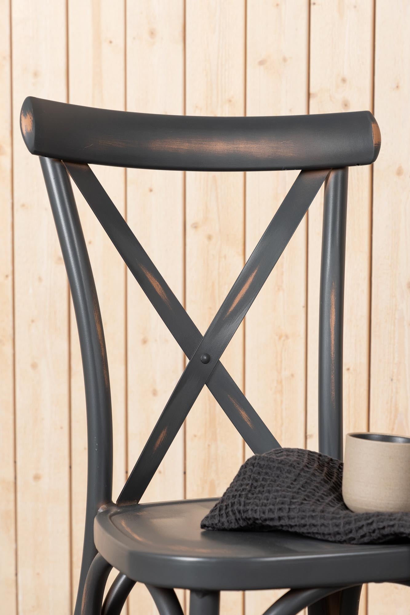 Tablas Stuhl von Venture Home: Eleganter Gartenstuhl aus pulverbeschichtetem Aluminium, ideal für stilvolle Outdoor-Bereiche.