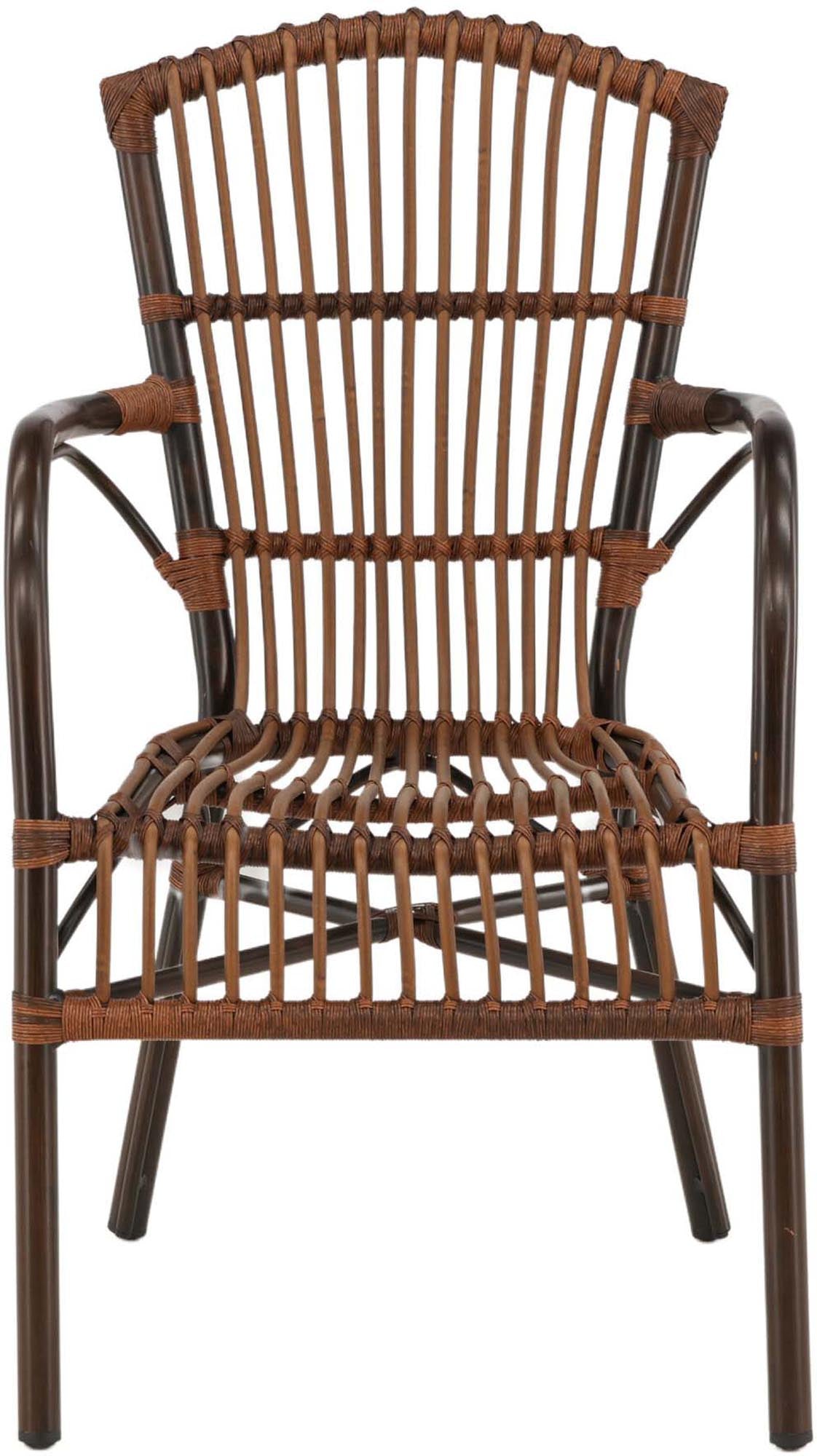 Erleben Sie den Galera Stuhl von Venture Home – eine harmonische Verbindung aus elegantem Design, höchstem Komfort und praktischer Stapelbarkeit für Ihren Außenbereich.