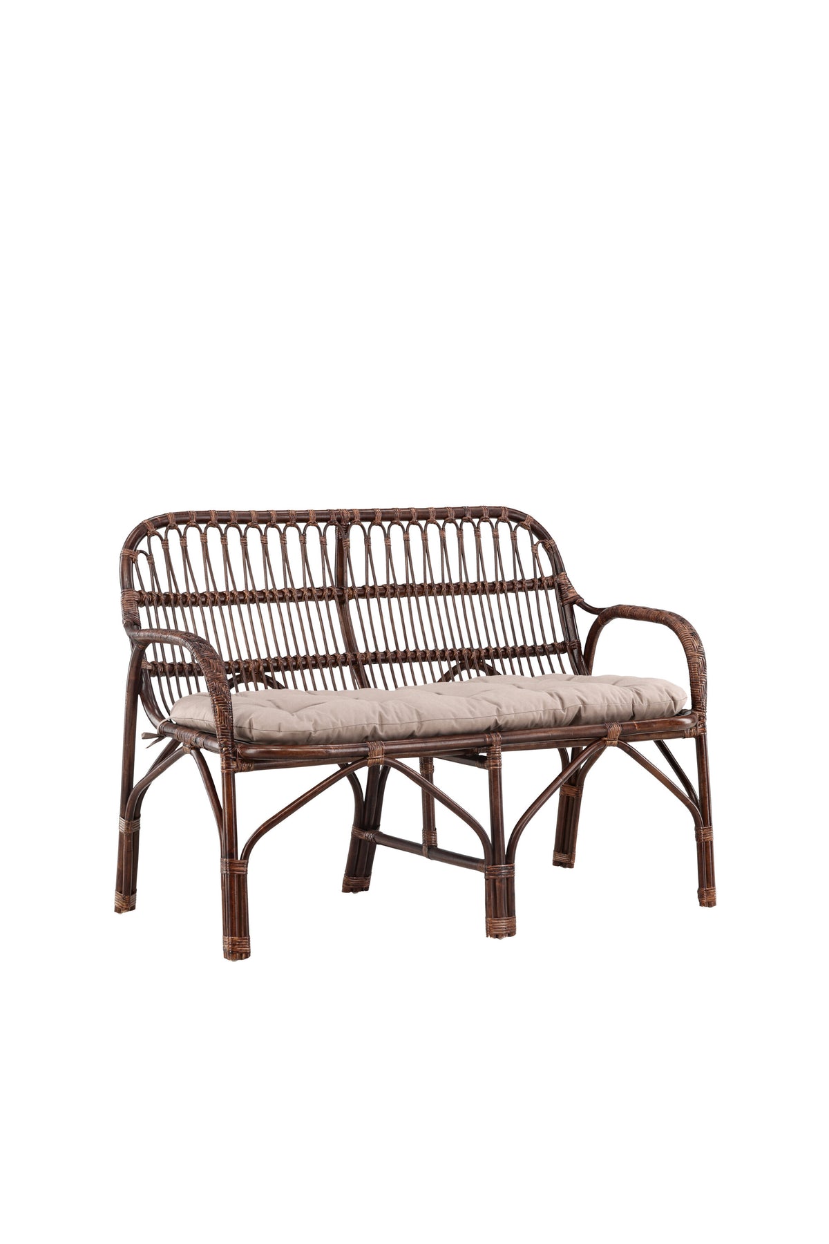 Nella 2-Seat Sofa in Dunkles Walnussholz präsentiert im Onlineshop von KAQTU Design AG. 2er Sofa ist von Venture Home