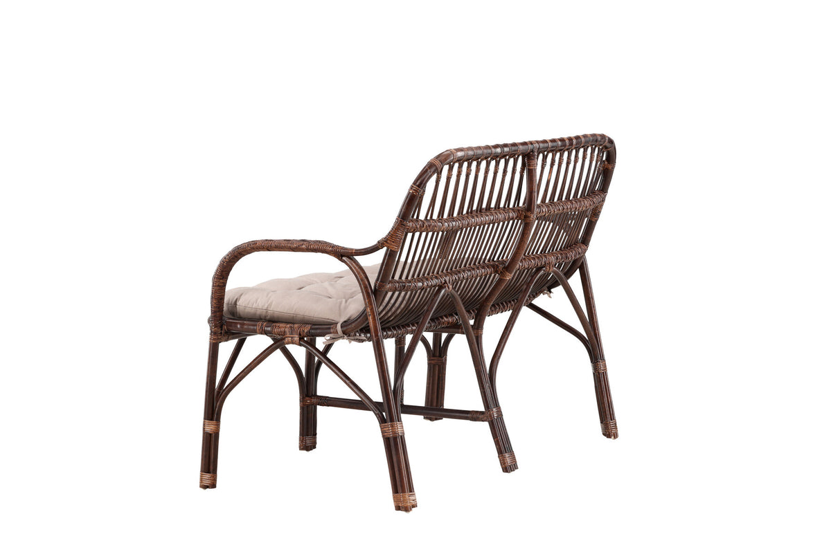 Nella 2-Seat Sofa in Dunkles Walnussholz präsentiert im Onlineshop von KAQTU Design AG. 2er Sofa ist von Venture Home