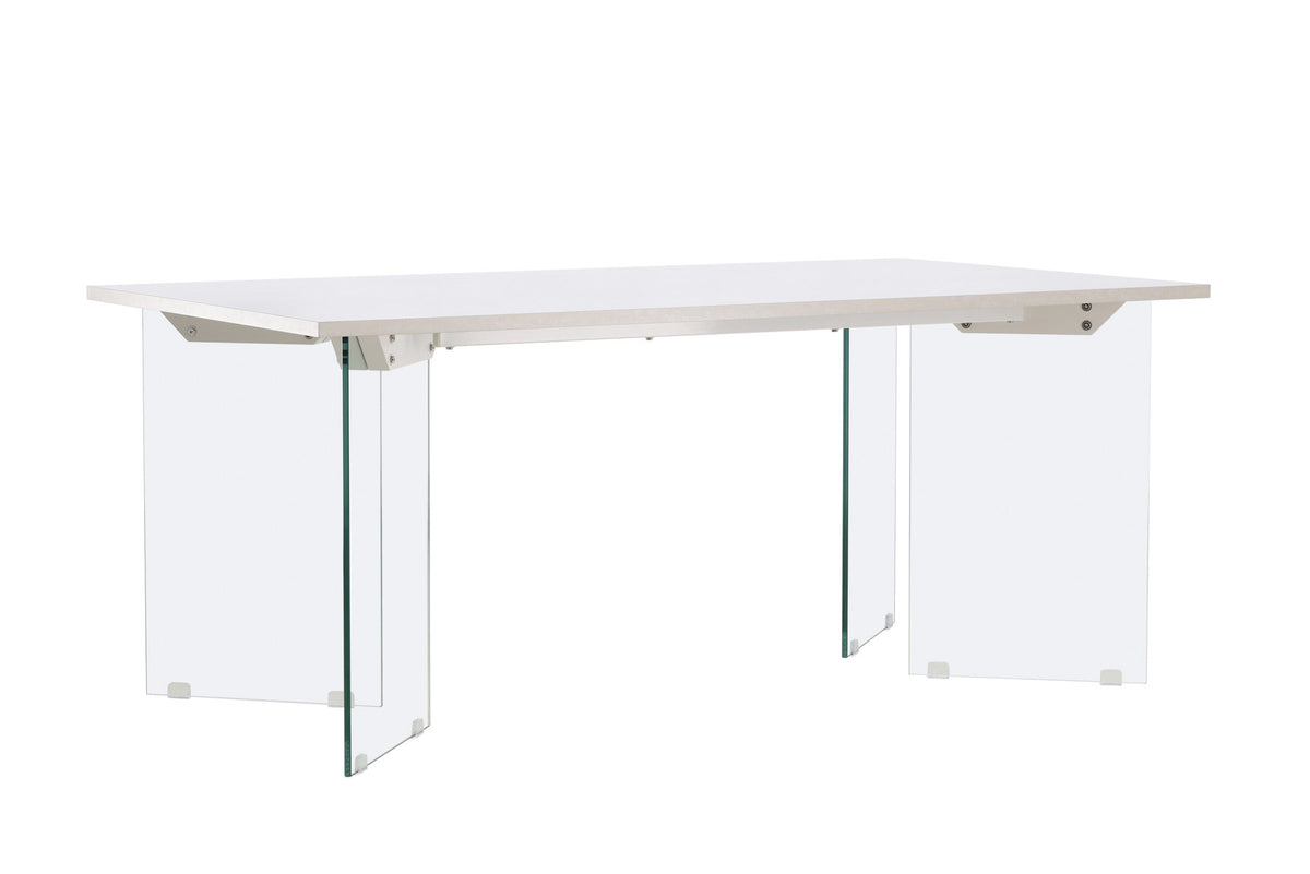 Ester Esstisch in Hellgrau präsentiert im Onlineshop von KAQTU Design AG. Esstisch ist von Venture Home