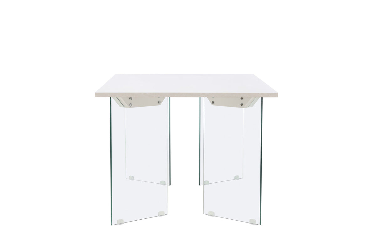 Ester Esstisch in Hellgrau präsentiert im Onlineshop von KAQTU Design AG. Esstisch ist von Venture Home