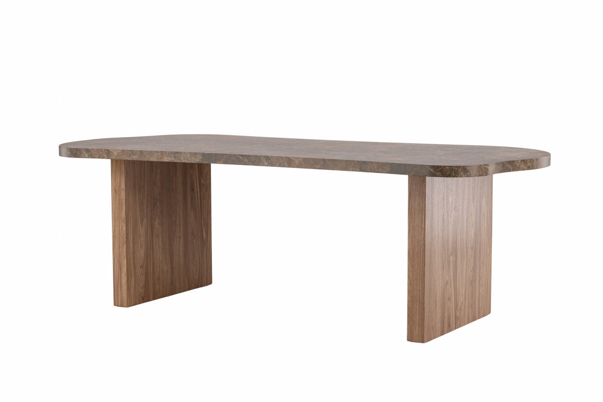 Eleonora Esstisch in Braun präsentiert im Onlineshop von KAQTU Design AG. Esstisch ist von Vind