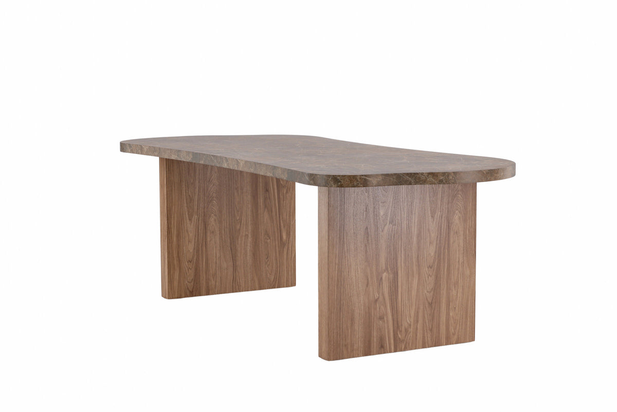 Eleonora Esstisch in Braun präsentiert im Onlineshop von KAQTU Design AG. Esstisch ist von Vind