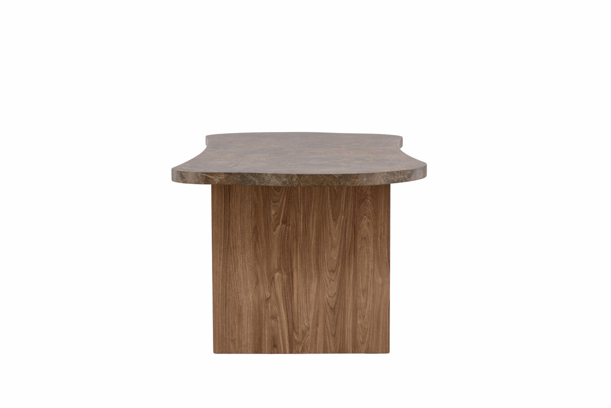 Eleonora Esstisch in Braun präsentiert im Onlineshop von KAQTU Design AG. Esstisch ist von Vind