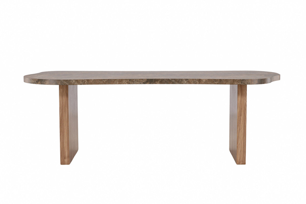 Eleonora Esstisch in Braun präsentiert im Onlineshop von KAQTU Design AG. Esstisch ist von Vind