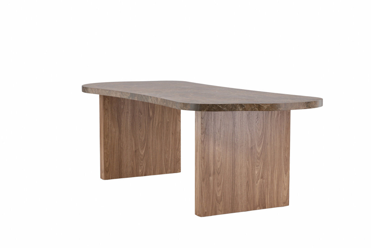 Eleonora Esstisch in Braun präsentiert im Onlineshop von KAQTU Design AG. Esstisch ist von Vind