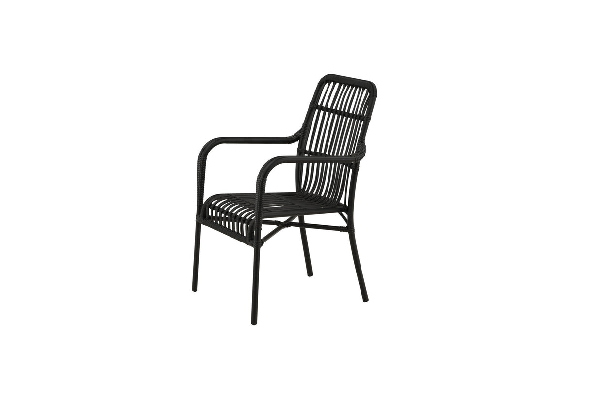 Rizal Stuhl in Schwarz präsentiert im Onlineshop von KAQTU Design AG. Outdoor-Sessel ist von Venture Home