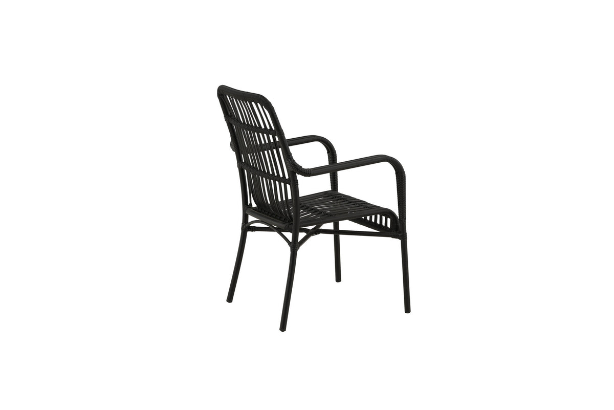 Rizal Stuhl in Schwarz präsentiert im Onlineshop von KAQTU Design AG. Outdoor-Sessel ist von Venture Home