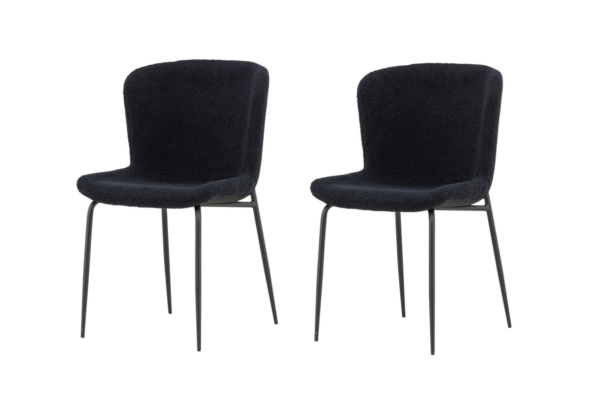 Modesto Esszimmerstuhl in Schwarz präsentiert im Onlineshop von KAQTU Design AG. Schalenstuhl ist von Venture Home