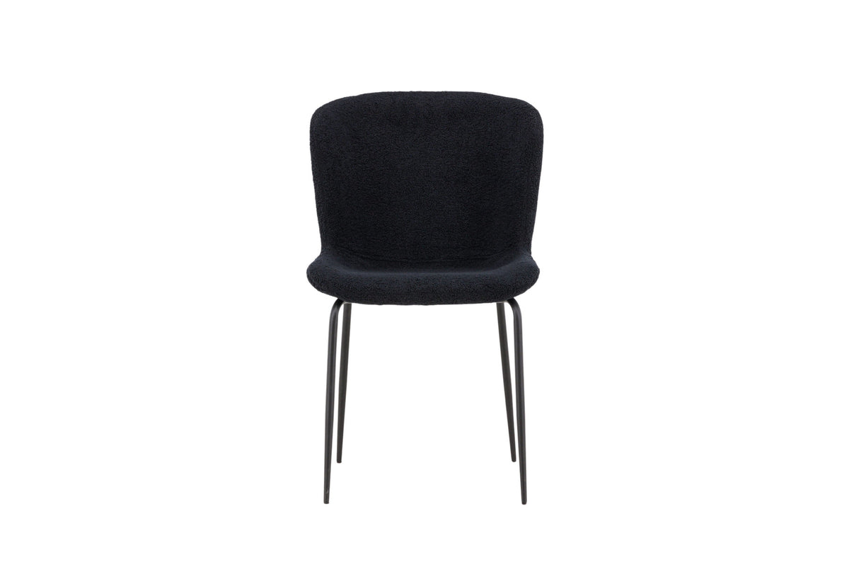 Modesto Esszimmerstuhl in Schwarz präsentiert im Onlineshop von KAQTU Design AG. Schalenstuhl ist von Venture Home