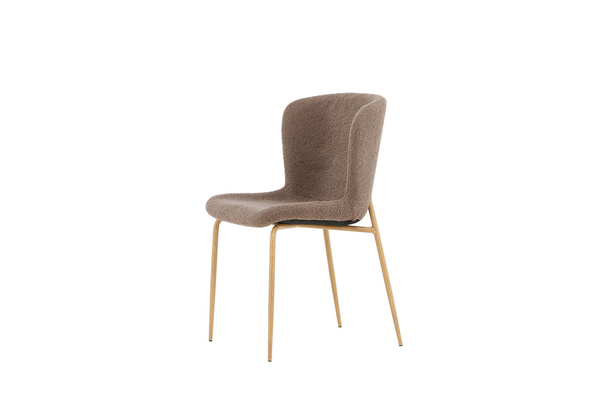Modesto Esszimmerstuhl in Braun präsentiert im Onlineshop von KAQTU Design AG. Schalenstuhl ist von Venture Home