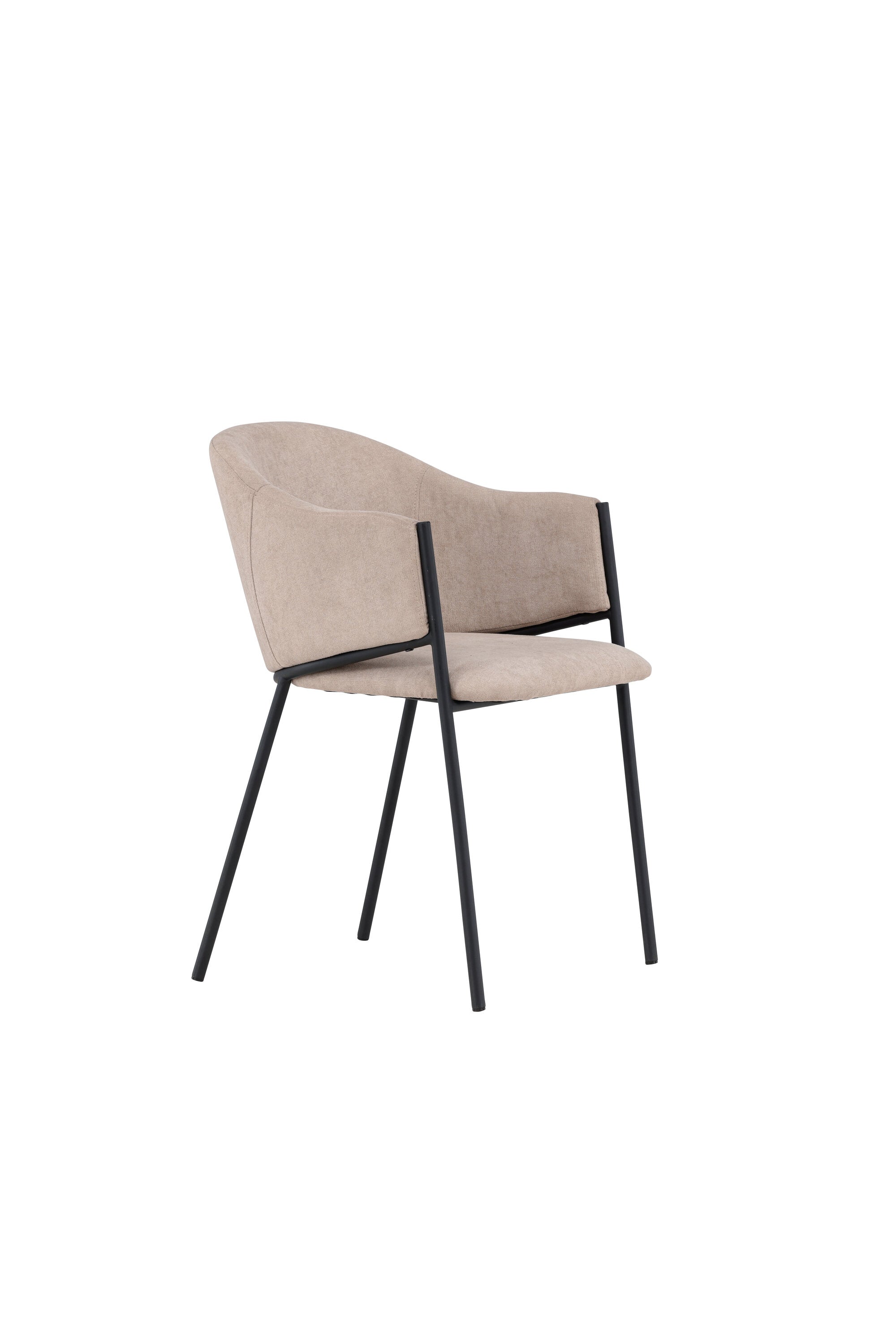 Evelina Esszimmerstuhl in Beige präsentiert im Onlineshop von KAQTU Design AG. Stuhl mit Armlehne ist von Venture Home