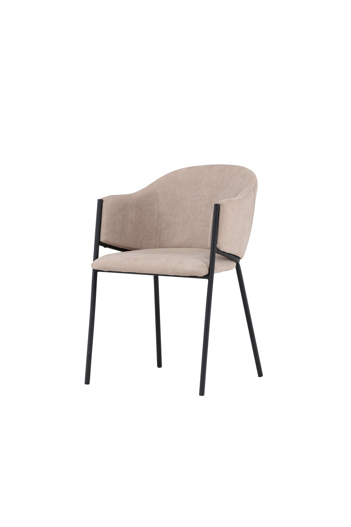 Evelina Esszimmerstuhl in Beige präsentiert im Onlineshop von KAQTU Design AG. Stuhl mit Armlehne ist von Venture Home