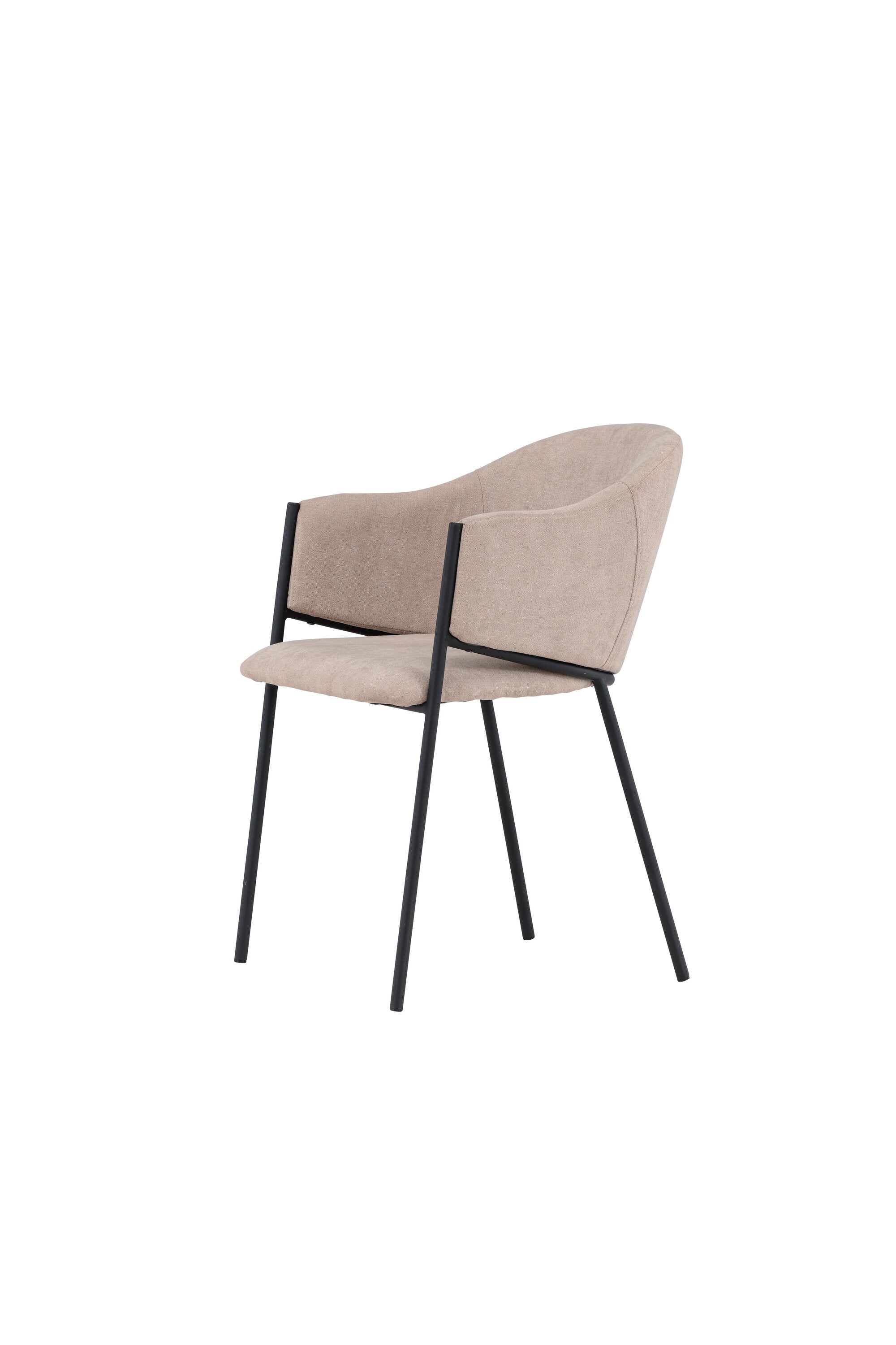 Evelina Esszimmerstuhl in Beige präsentiert im Onlineshop von KAQTU Design AG. Stuhl mit Armlehne ist von Venture Home