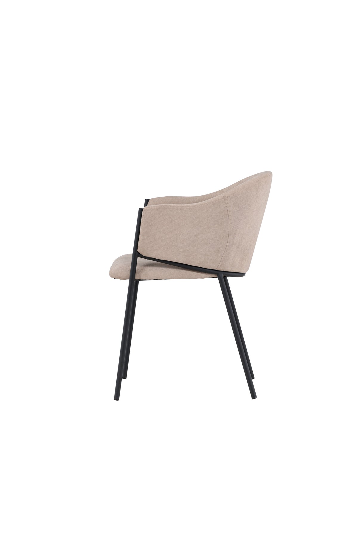 Evelina Esszimmerstuhl in Beige präsentiert im Onlineshop von KAQTU Design AG. Stuhl mit Armlehne ist von Venture Home