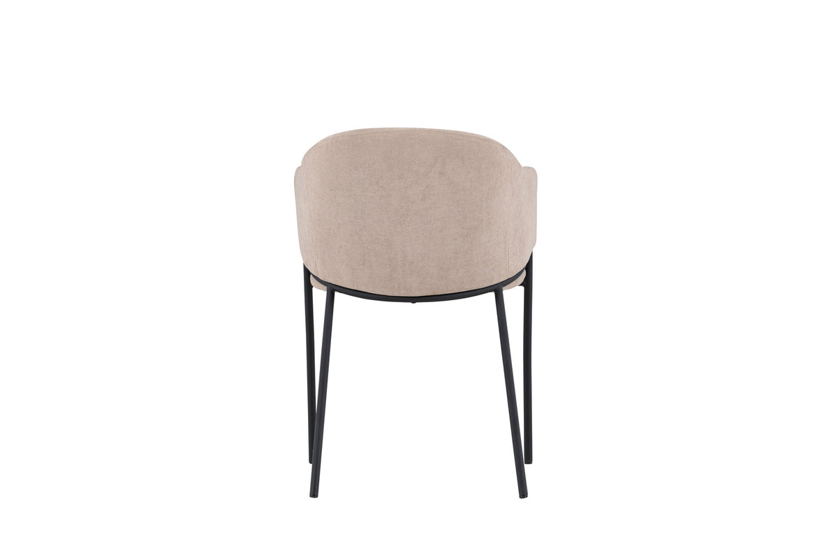 Evelina Esszimmerstuhl in Beige präsentiert im Onlineshop von KAQTU Design AG. Schalenstuhl ist von Venture Home