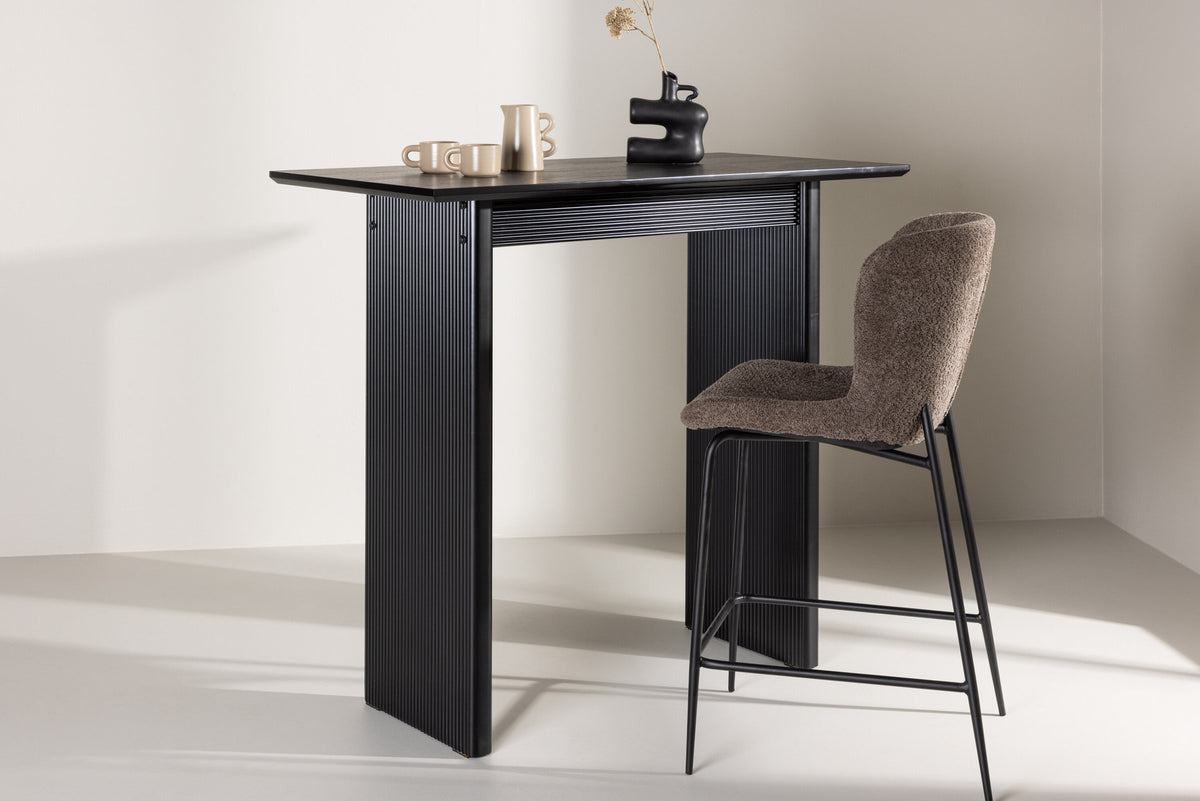 Vail Bartisch in Schwarz präsentiert im Onlineshop von KAQTU Design AG. Hochtisch ist von Venture Home