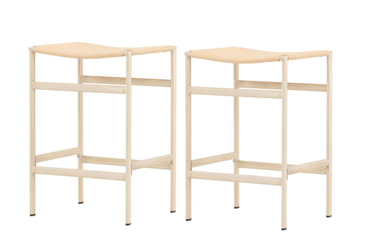 Polly Barstuhl in Beige präsentiert im Onlineshop von KAQTU Design AG. Barstuhl ist von Venture Home