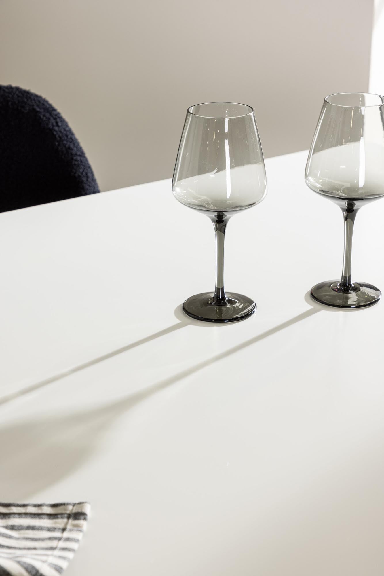 Silar Esstisch von Venture Home: Minimalistisches Design in Weiss.