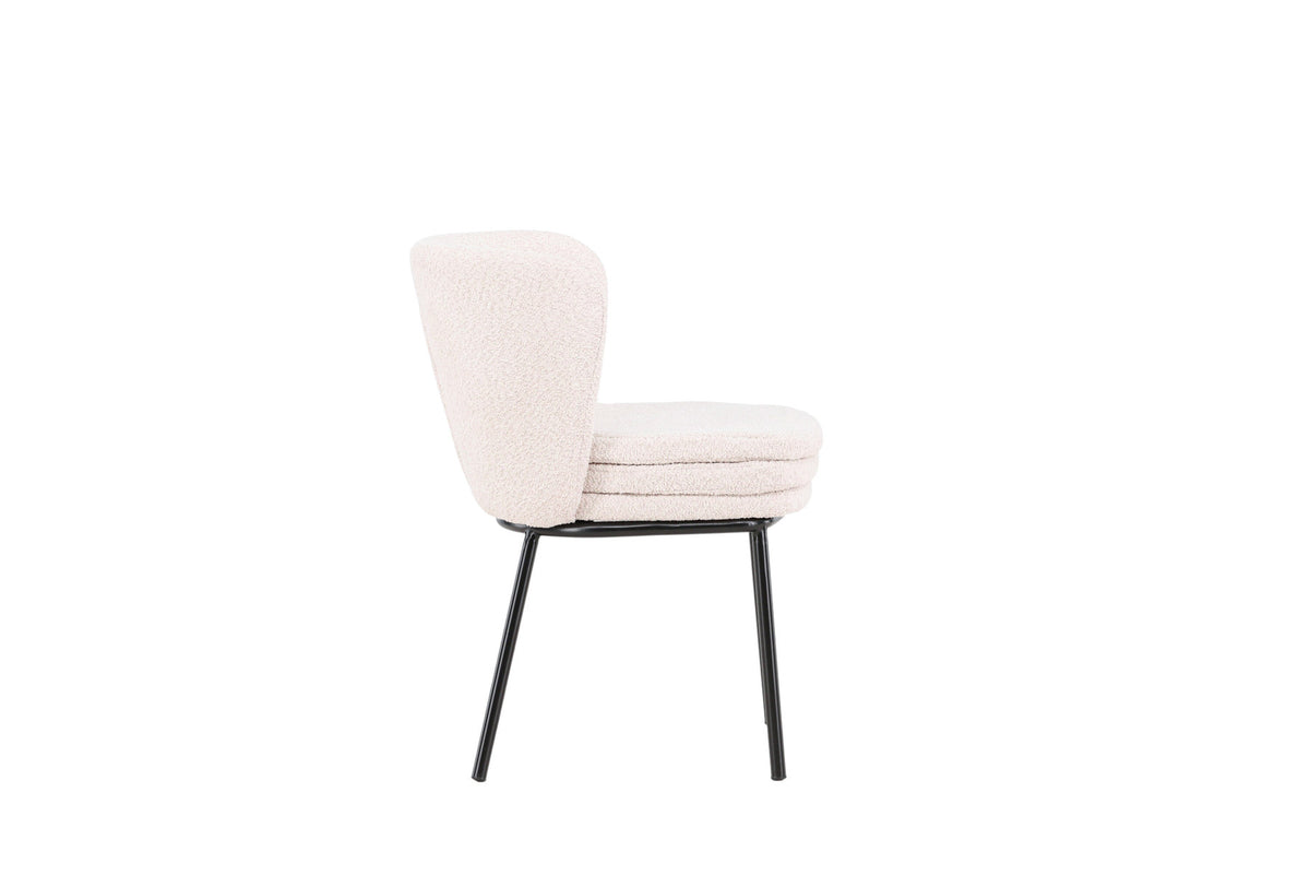 Agnes Esszimmerstuhl in Schwarz-Weiss präsentiert im Onlineshop von KAQTU Design AG. Schalenstuhl ist von Venture Home