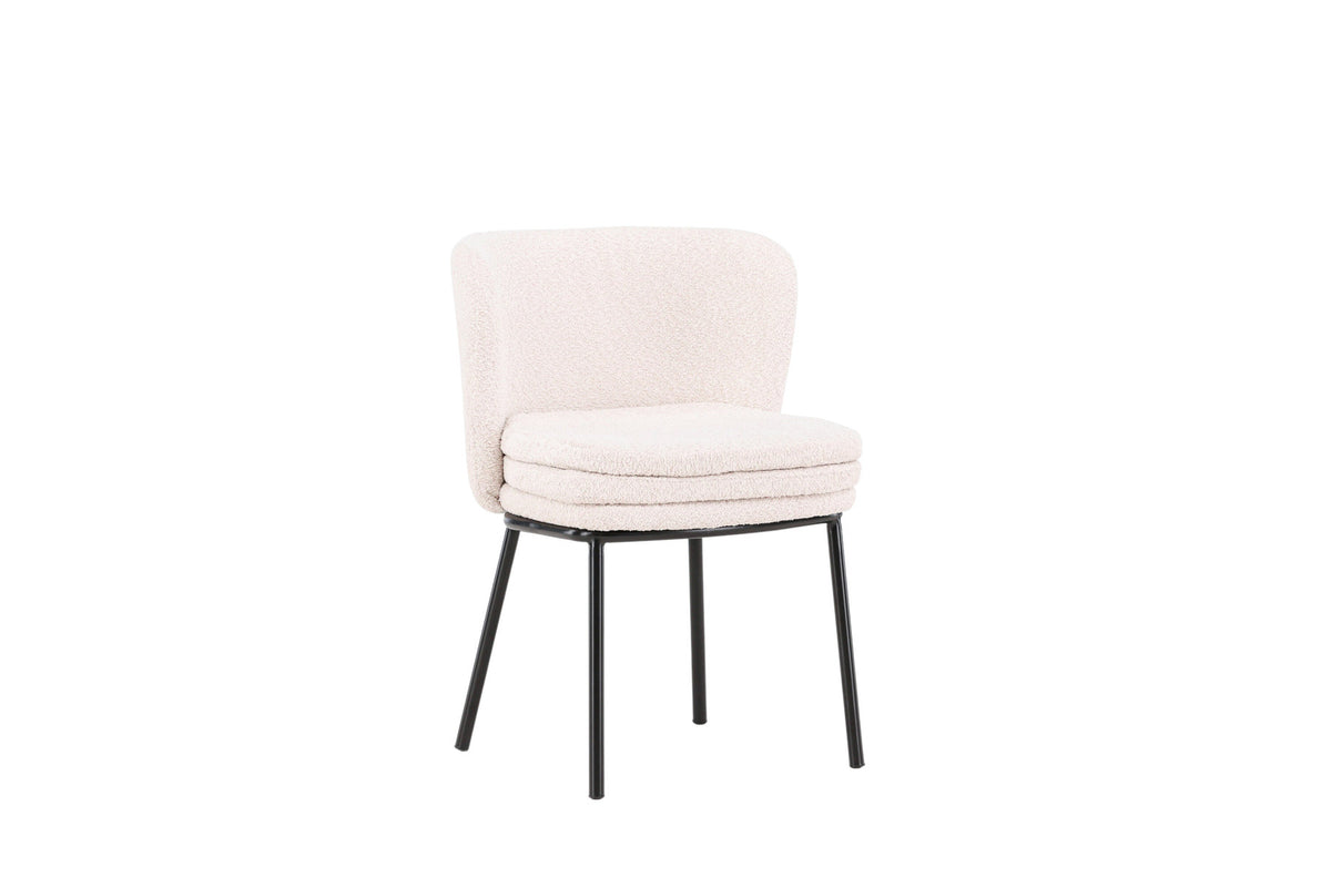Agnes Esszimmerstuhl in Schwarz-Weiss präsentiert im Onlineshop von KAQTU Design AG. Schalenstuhl ist von Venture Home