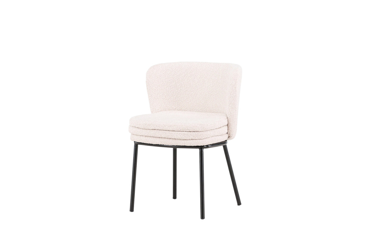 Agnes Esszimmerstuhl in Schwarz-Weiss präsentiert im Onlineshop von KAQTU Design AG. Schalenstuhl ist von Venture Home