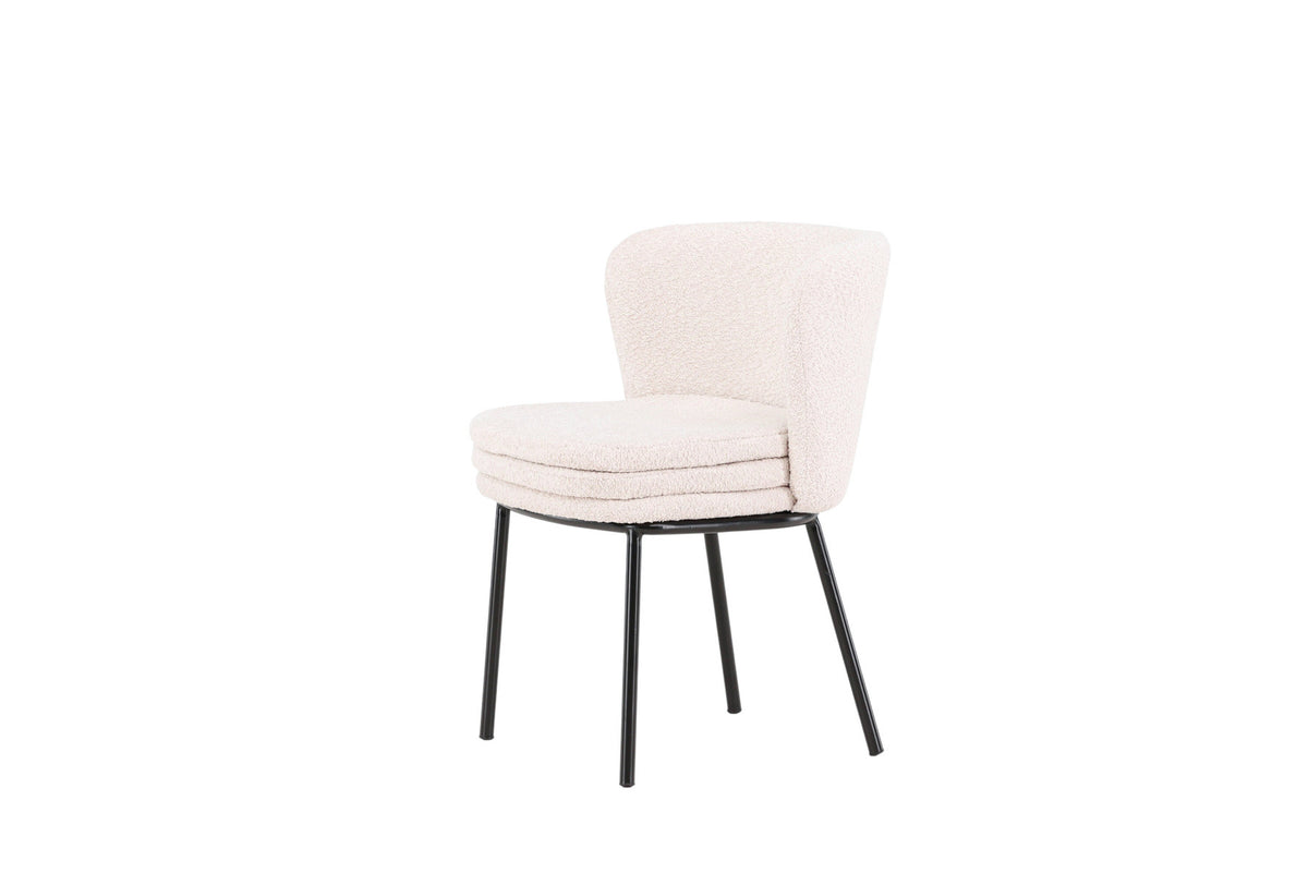 Agnes Esszimmerstuhl in Schwarz-Weiss präsentiert im Onlineshop von KAQTU Design AG. Schalenstuhl ist von Venture Home