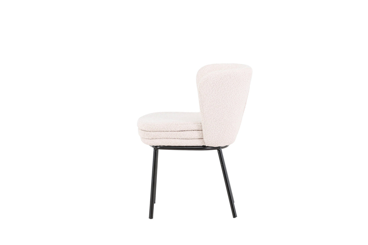 Agnes Esszimmerstuhl in Schwarz-Weiss präsentiert im Onlineshop von KAQTU Design AG. Schalenstuhl ist von Venture Home