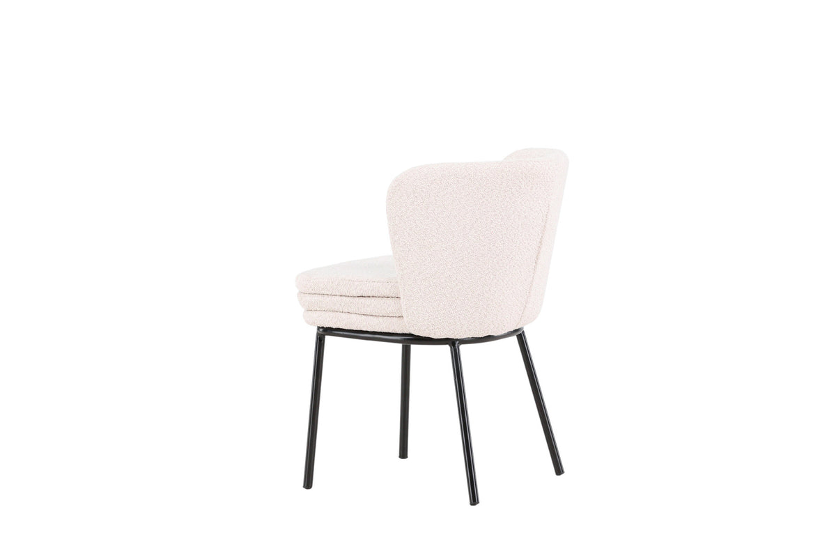 Agnes Esszimmerstuhl in Schwarz-Weiss präsentiert im Onlineshop von KAQTU Design AG. Schalenstuhl ist von Venture Home