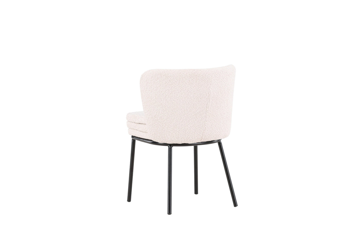 Agnes Esszimmerstuhl in Schwarz-Weiss präsentiert im Onlineshop von KAQTU Design AG. Schalenstuhl ist von Venture Home