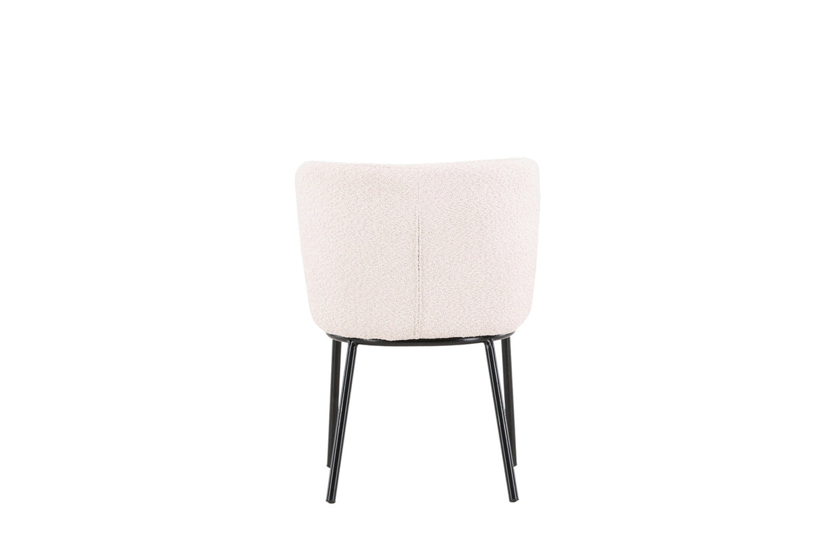 Agnes Esszimmerstuhl in Schwarz-Weiss präsentiert im Onlineshop von KAQTU Design AG. Schalenstuhl ist von Venture Home