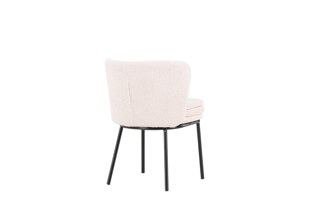 Agnes Esszimmerstuhl in Schwarz-Weiss präsentiert im Onlineshop von KAQTU Design AG. Schalenstuhl ist von Venture Home