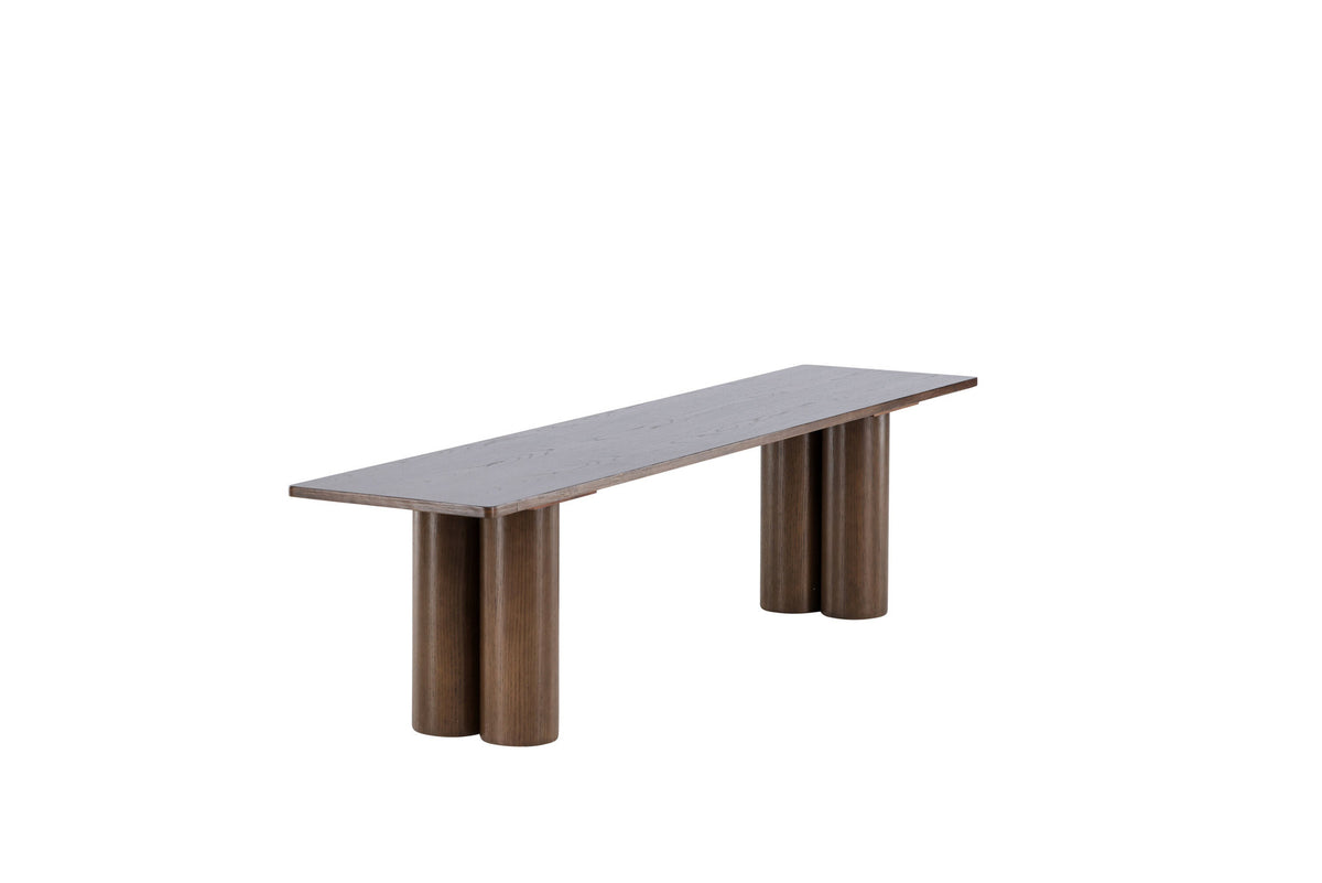 Olivia Bank in Mokka präsentiert im Onlineshop von KAQTU Design AG. Sitzbank ist von Venture Home