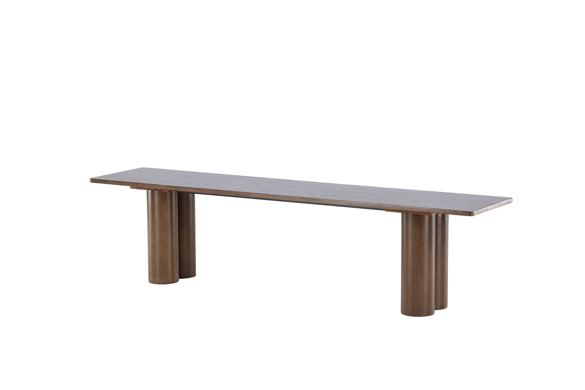 Olivia Bank in Mokka präsentiert im Onlineshop von KAQTU Design AG. Sitzbank ist von Venture Home