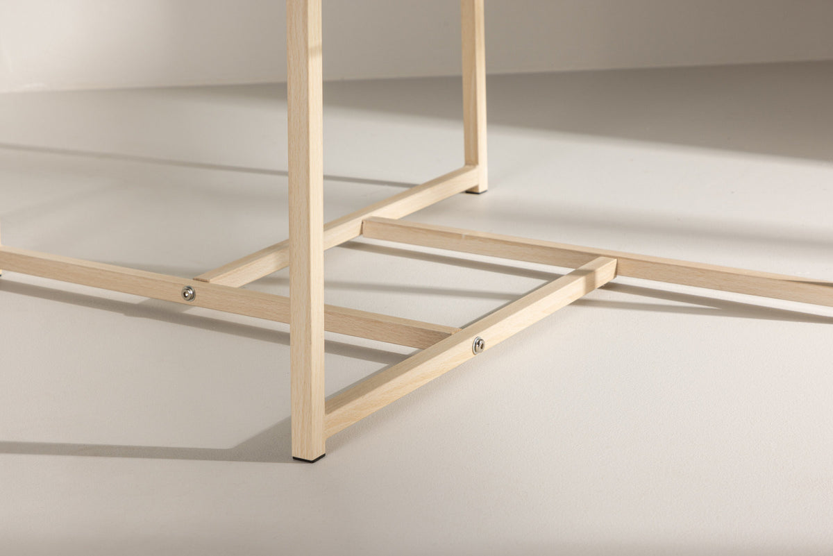 Hybrid Sofatisch in Transparent/ Weisstünche präsentiert im Onlineshop von KAQTU Design AG. Beistelltisch ist von Venture Home