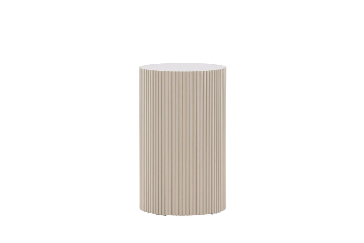Lenox Beistelltisch in Beige präsentiert im Onlineshop von KAQTU Design AG. Beistelltisch ist von Venture Home