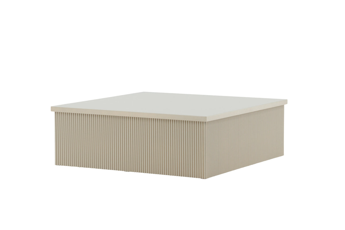 Lenox Sofatisch in Beige präsentiert im Onlineshop von KAQTU Design AG. Beistelltisch ist von Venture Home