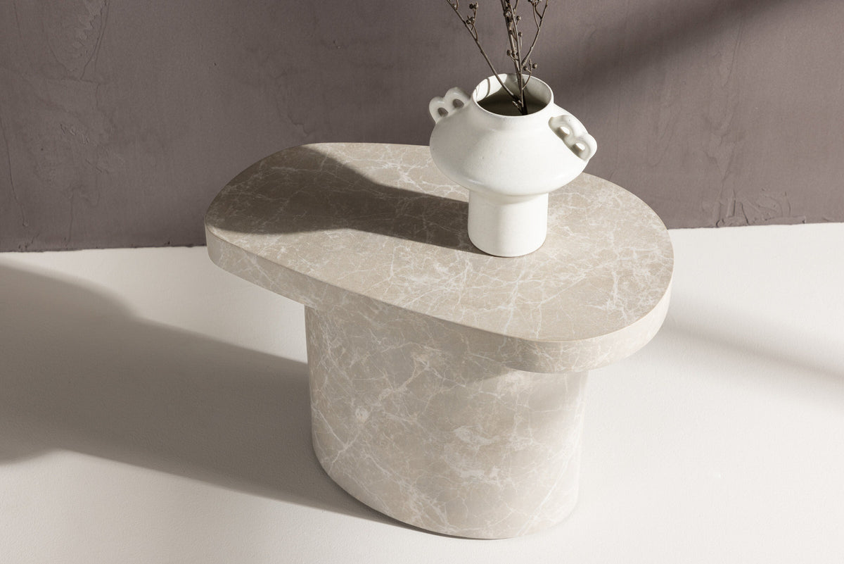 Båstad Beistelltisch in Hellgrau präsentiert im Onlineshop von KAQTU Design AG. Beistelltisch ist von Venture Home