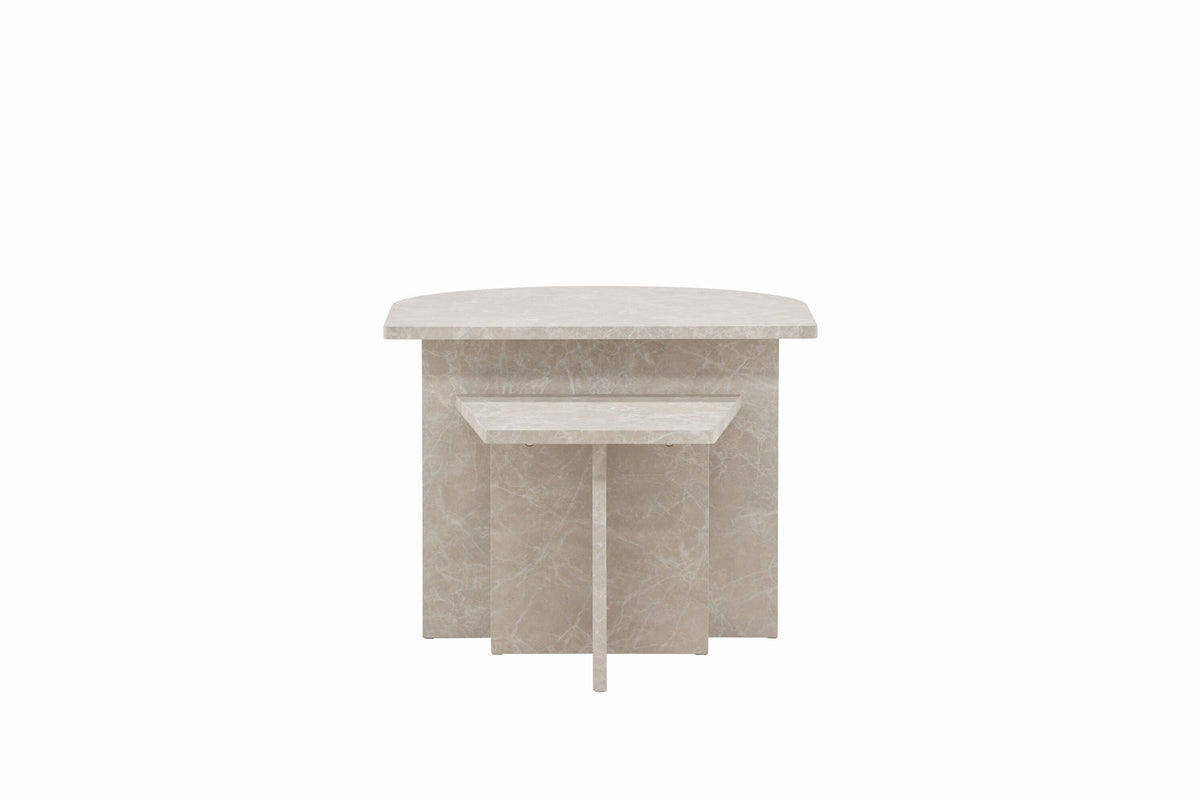 Sala Sofatisch in Beige präsentiert im Onlineshop von KAQTU Design AG. Beistelltisch ist von Venture Home