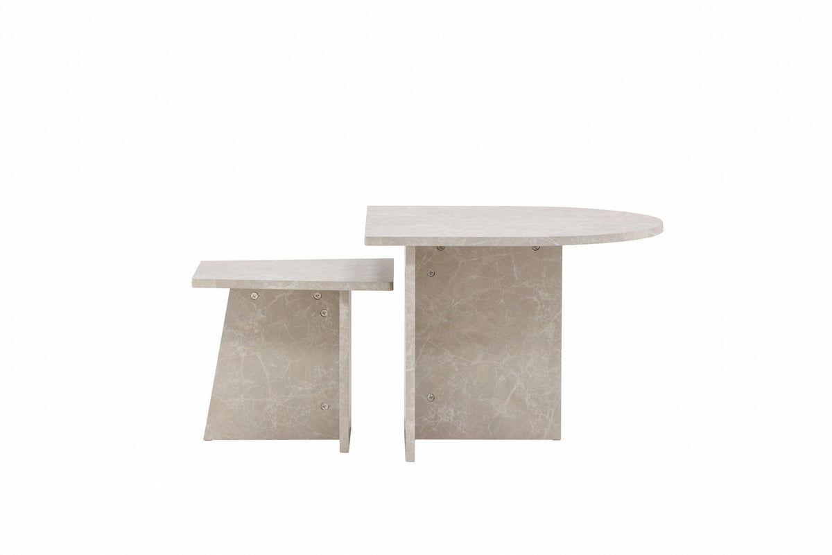 Sala Sofatisch in Beige präsentiert im Onlineshop von KAQTU Design AG. Beistelltisch ist von Venture Home