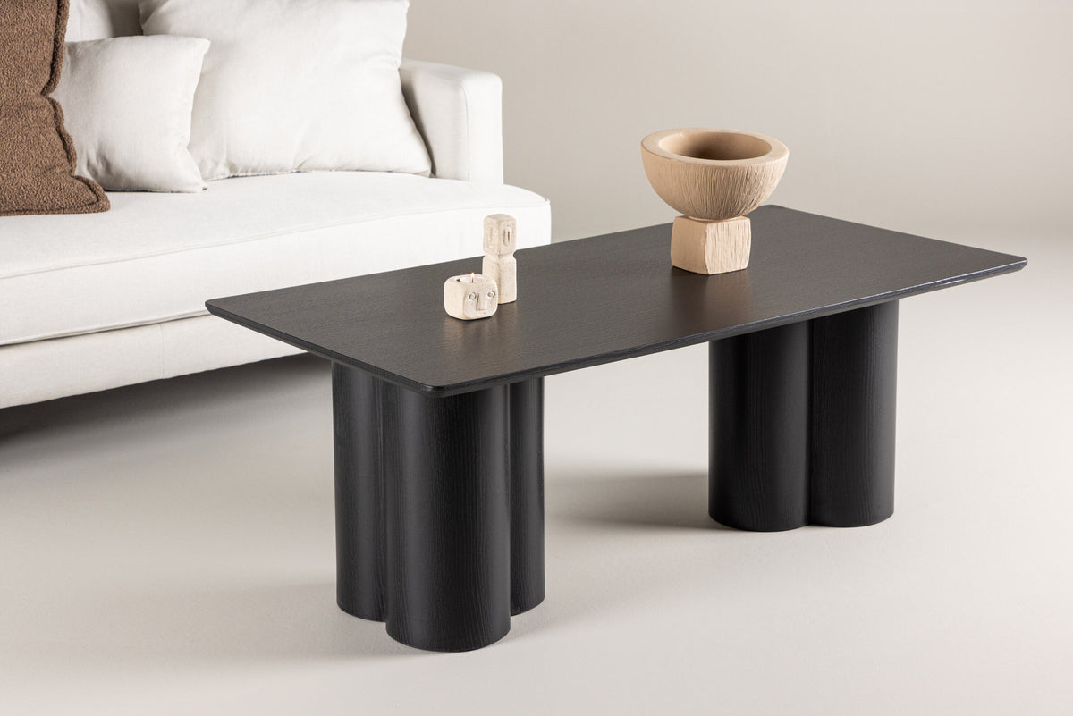 Olivia Sofatisch in Schwarz präsentiert im Onlineshop von KAQTU Design AG. Beistelltisch ist von Venture Home